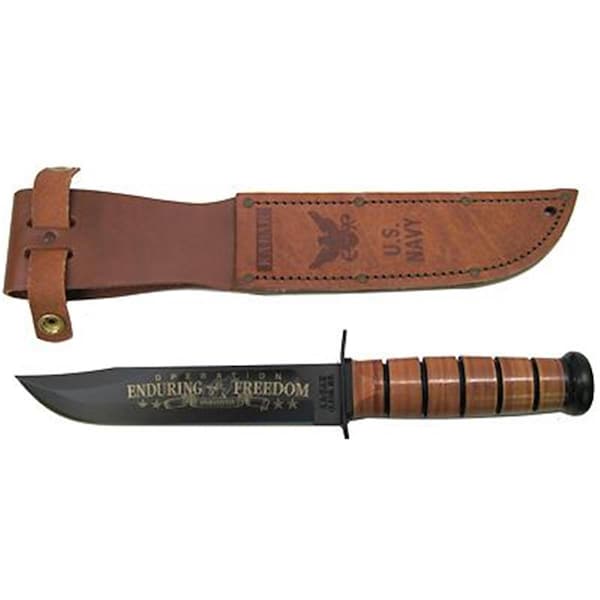 Ka-Bar Knives USN OEFAfganistan Comm Lthr Shth 2-9170-8 - main